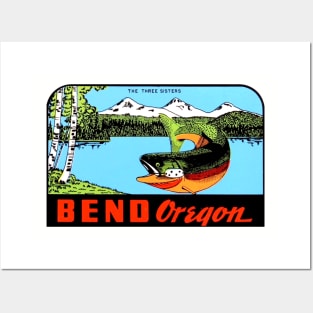 Bend Oregon Vintage Posters and Art